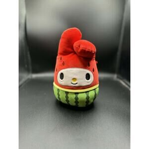 Original Squishmallows **HELLO KITTY MY MELODY WATERMELON** 6.5" PLUSH